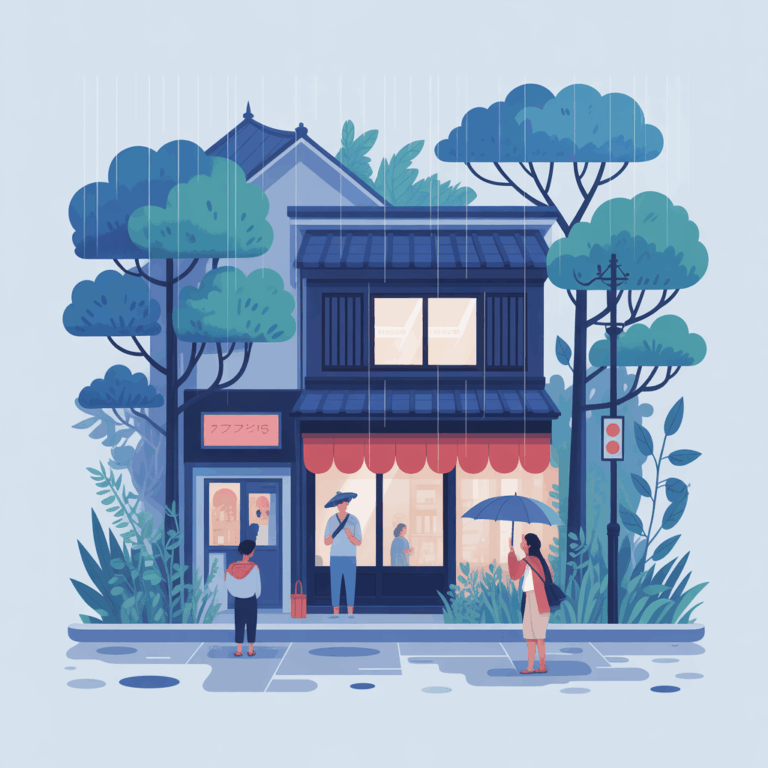 日本生活觀察：在雨中漫步的細膩時刻