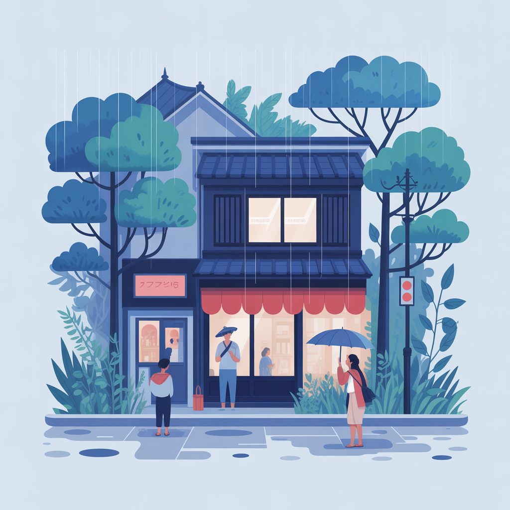 日本生活觀察：在雨中漫步的細膩時刻