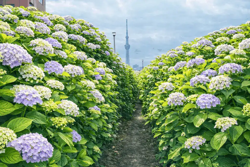 舊中川水邊公園示意圖