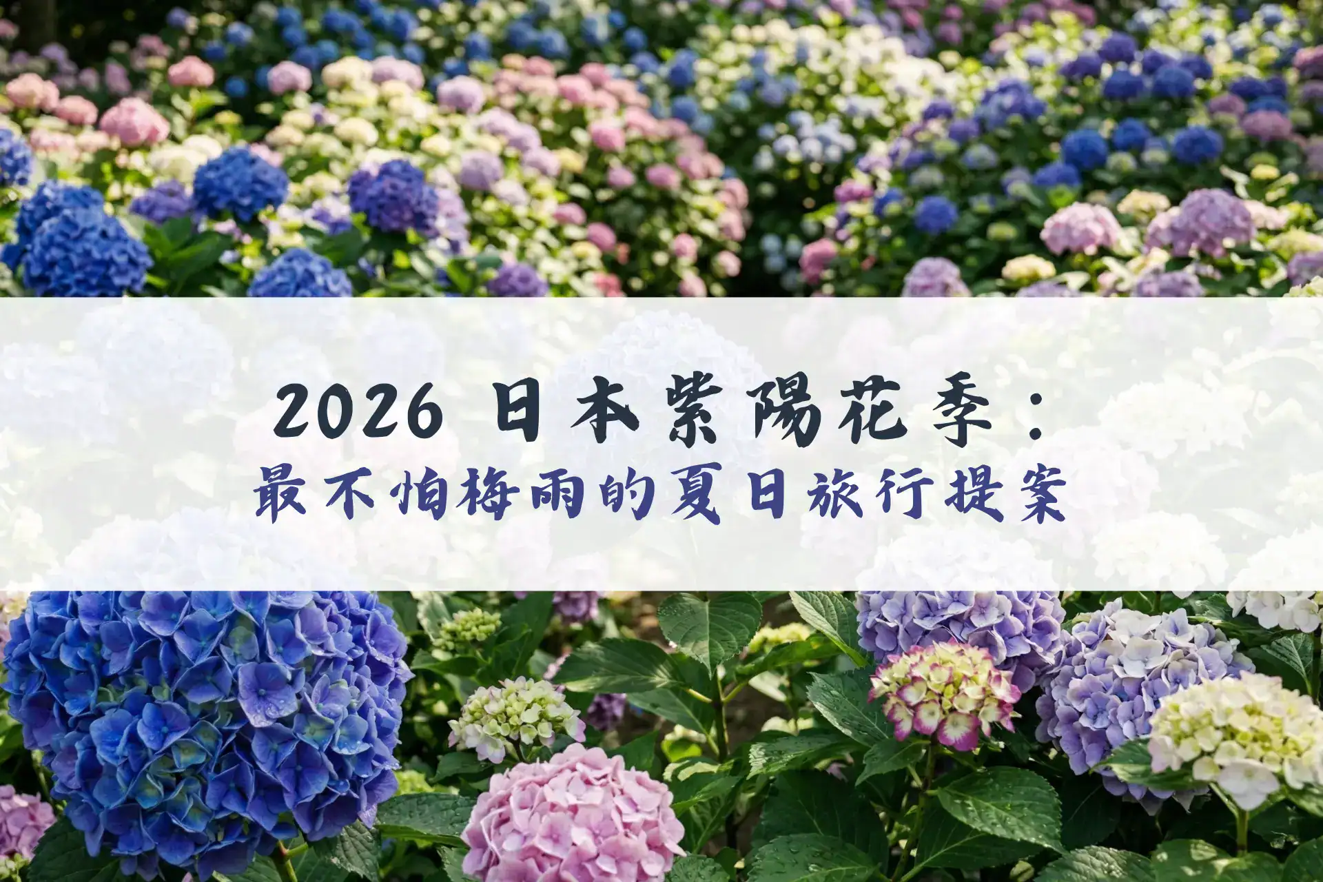 2026 日本紫陽花季:最不怕梅雨的夏日旅行提案