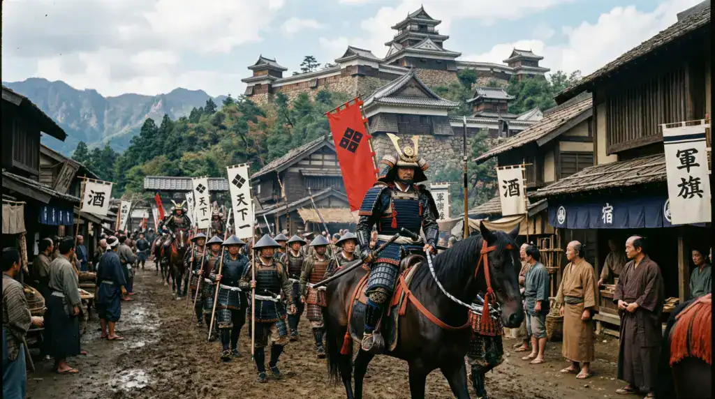 日本戰國時代示意圖