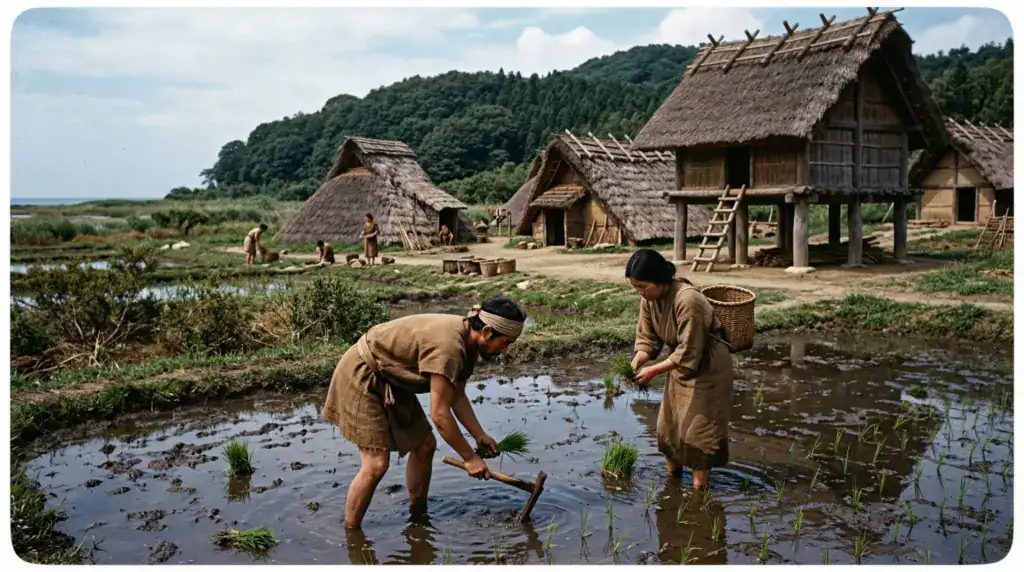 彌生時代示意圖