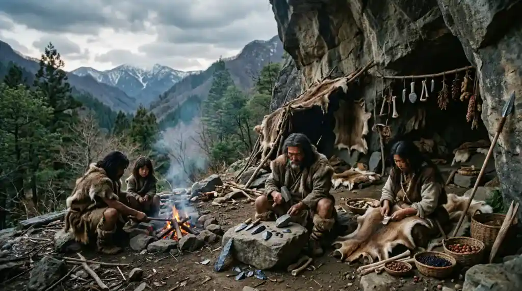 舊石器時代示意圖