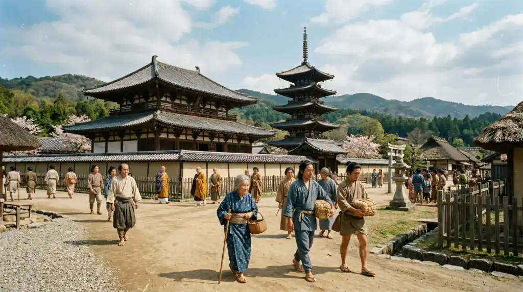 飛鳥時代示意圖