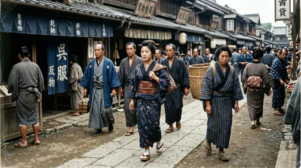 江戶時代示意圖