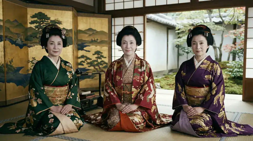 日本戰國時代女性示意圖