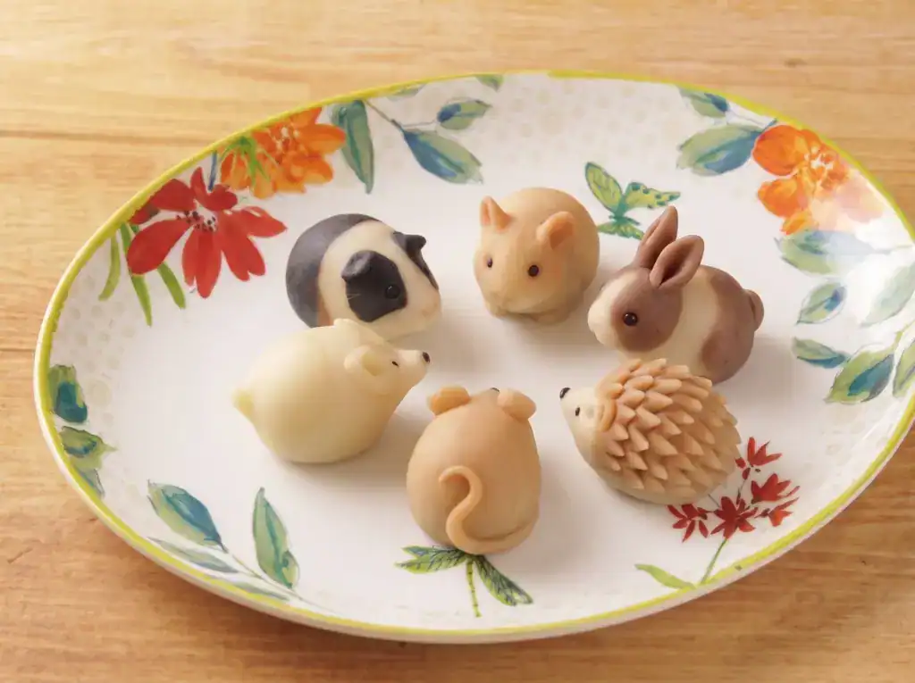 小動物和菓子示意圖